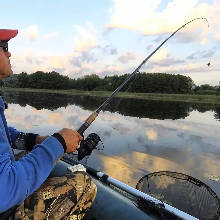 Fishing from a boat. About feeder and feeder fishing on the lake - My, Fishing, Bream, Video, Longpost