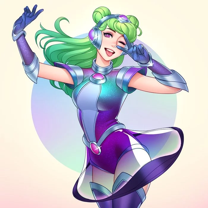 Space Groove Lux - Art, Drawing, League of legends, Tsuaii, Suite, Longpost