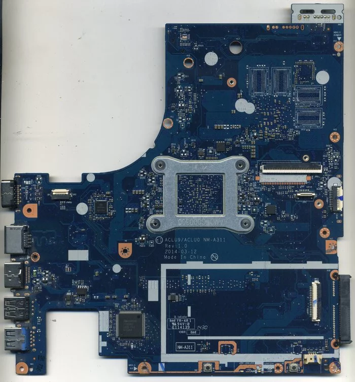 Lenovo g50-30 ACLU9 ACLU0 NM-A311 DIS Rev 1.0 2014-03-12 - HD photos of motherboard - Lenovo, Motherboard, HD, Longpost