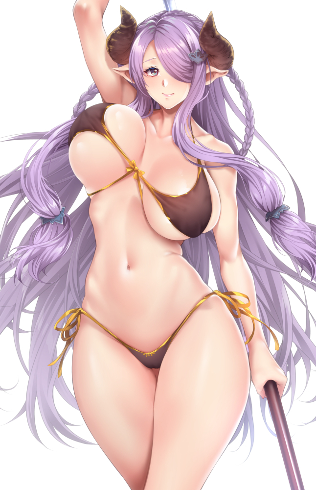 Narumeia - NSFW, Girls, Anime, Anime art, Erotic, Swimsuit, Boobs, Narumeia, Granblue fantasy, Longpost