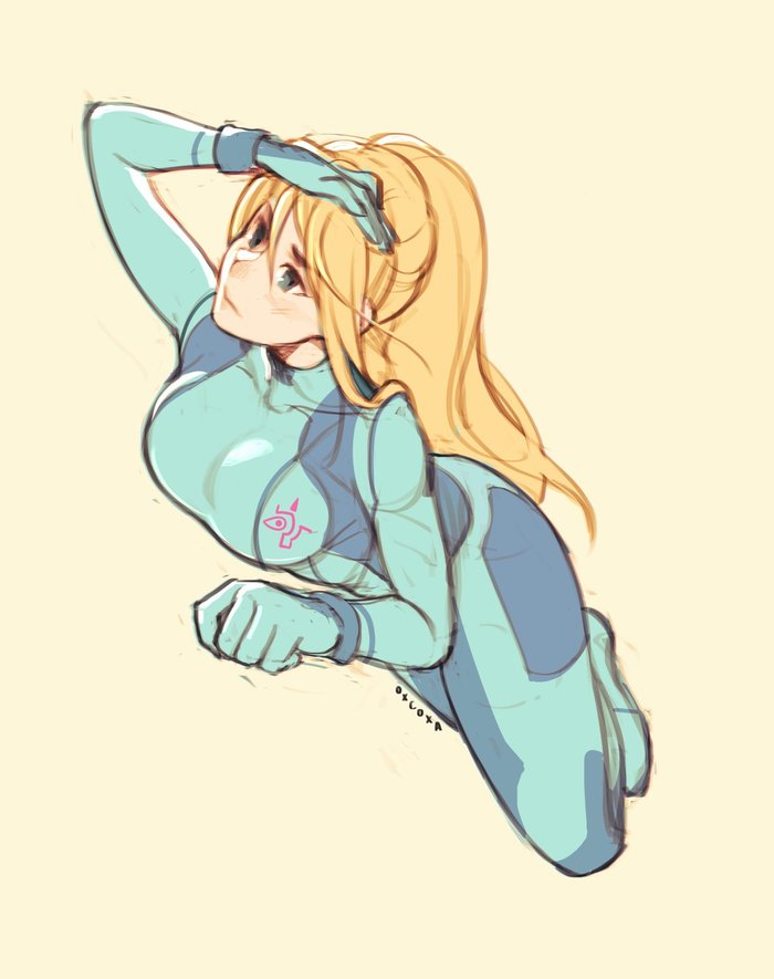 Samus by oxcoxa Samus Aran, Metroid, Game Art, Игры, Скетч, Девушки, Длиннопост