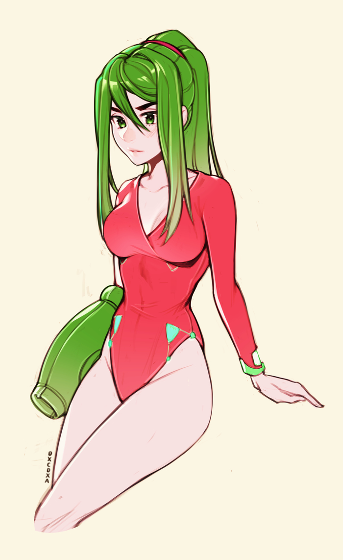 Samus by oxcoxa Samus Aran, Metroid, Game Art, Игры, Скетч, Девушки, Длиннопост