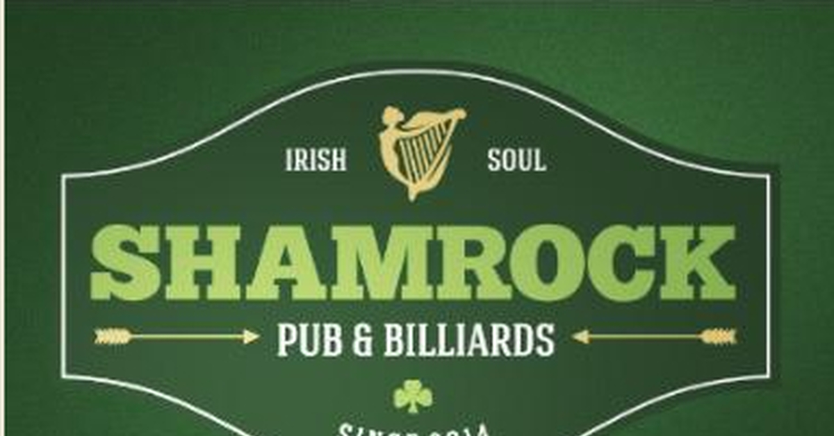 Шемрок паб. Shamrock pub логотип. Pub Billiards. Шемрок Екатеринбург Карасьеозерский.