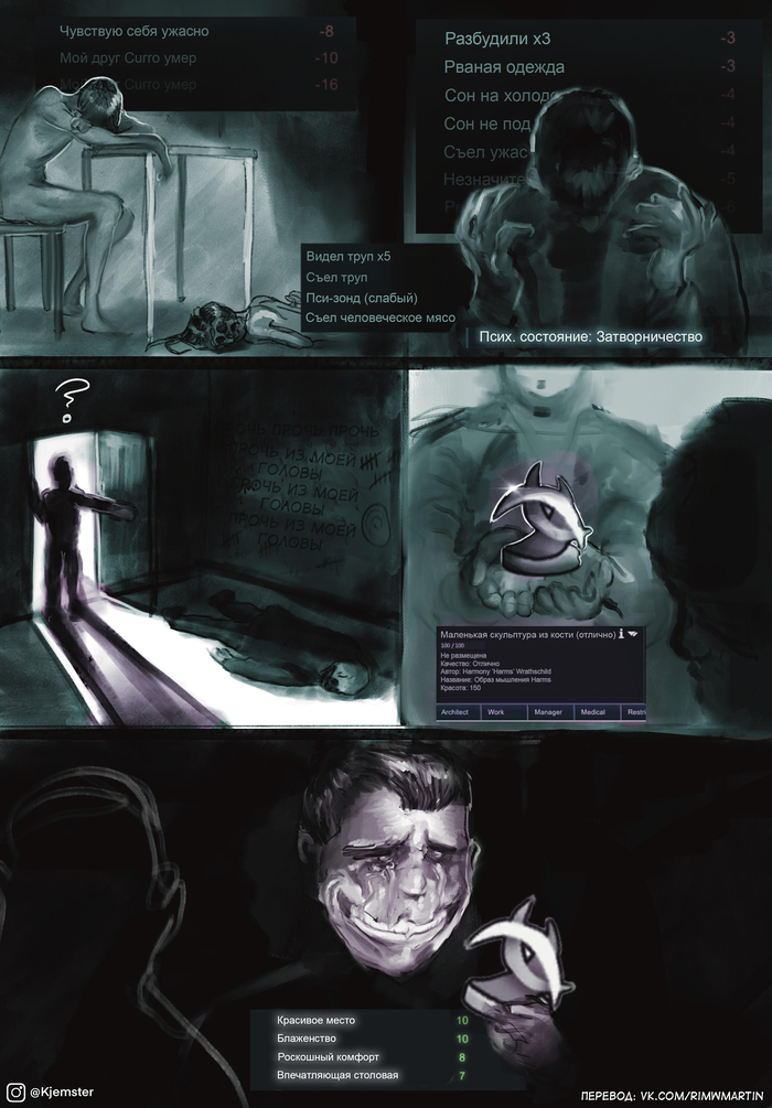 Вы никогда не узнаете... как много ваше искусство может значить для кого-то Rimworld, Комиксы, Игры, Перевод, Перевел сам