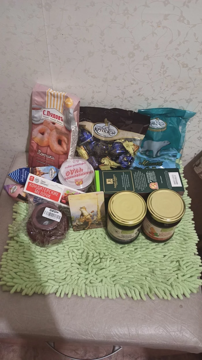 Gastro exchange St. Petersburg - Nazarovo - My, Gift exchange, Gift exchange report, Longpost