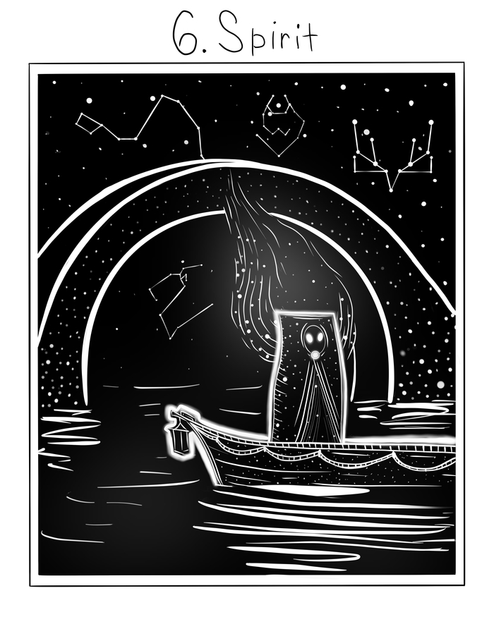 Inktober 2021, day 6, spirit