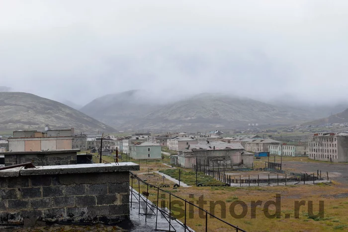 Dead city from the tallest building - My, , Ghost town, Abandoned, Chukotka, Travels, Travelers, Tourism, Туристы, Longpost