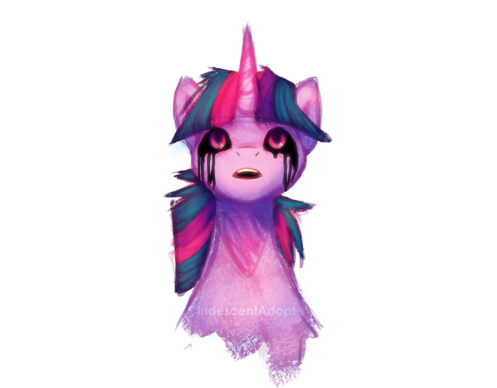   Ѩ   My Little Pony, Ponyart, Twilight Sparkle, , , Semi-grimdark