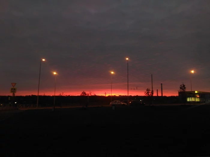 Sunset Samara yesterday - My, Sunset, Battle of sunsets