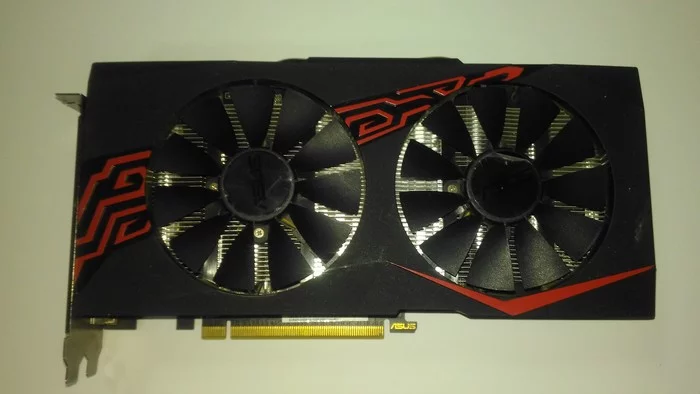 Asus RX570 is tired of playing - My, Computer Repair, Repairers Community, Video card, Asus, Longpost