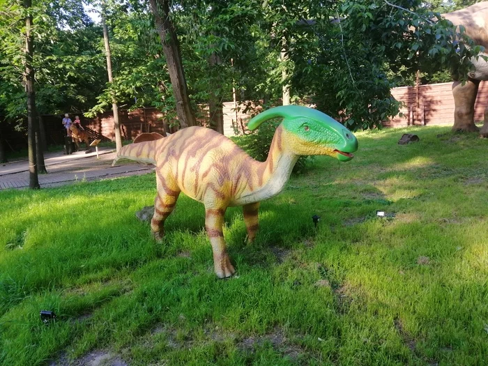 Exhibition of dinosaurs at Hydropark - My, Dinosaurs, Kiev, Hydropark, Longpost