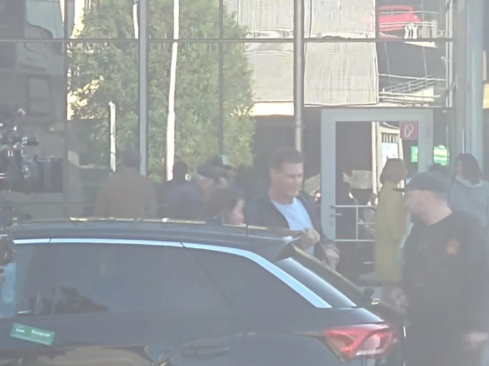 David Hasselhoff filming at Leipzig Airport - My, David Hasselhoff, Filming, Leipzig, The airport, Hollywood, Video, Longpost