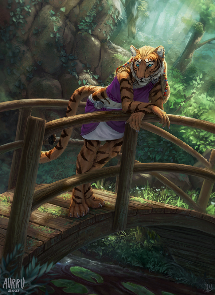 Moment of Serenity , , , Furry Tiger, Aurru