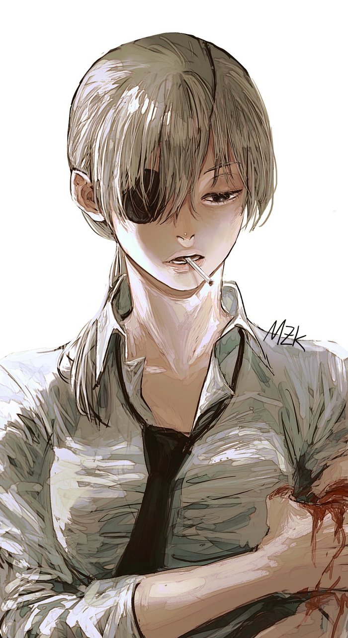 Chainsaw man Art by Zemzk Kobeni Higashiyama, Makima, Himeno, Chainsaw Man, , Anime Art, Reze, , Power (Chainsaw Man)
