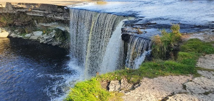 Estonian nature - My, Nature, Waterfall, Autumn, Estonia, Sea, The photo, Longpost