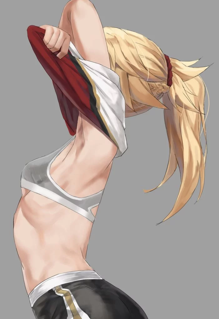 Changing clothes - NSFW, Tonee, Fate, Fate grand order, Mordred, Anime, Anime art