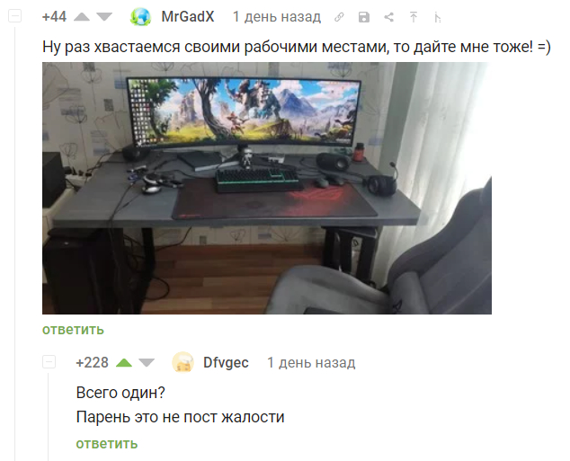 Feel sorry for the man - Screenshot, Comments on Peekaboo, Монитор, A pity