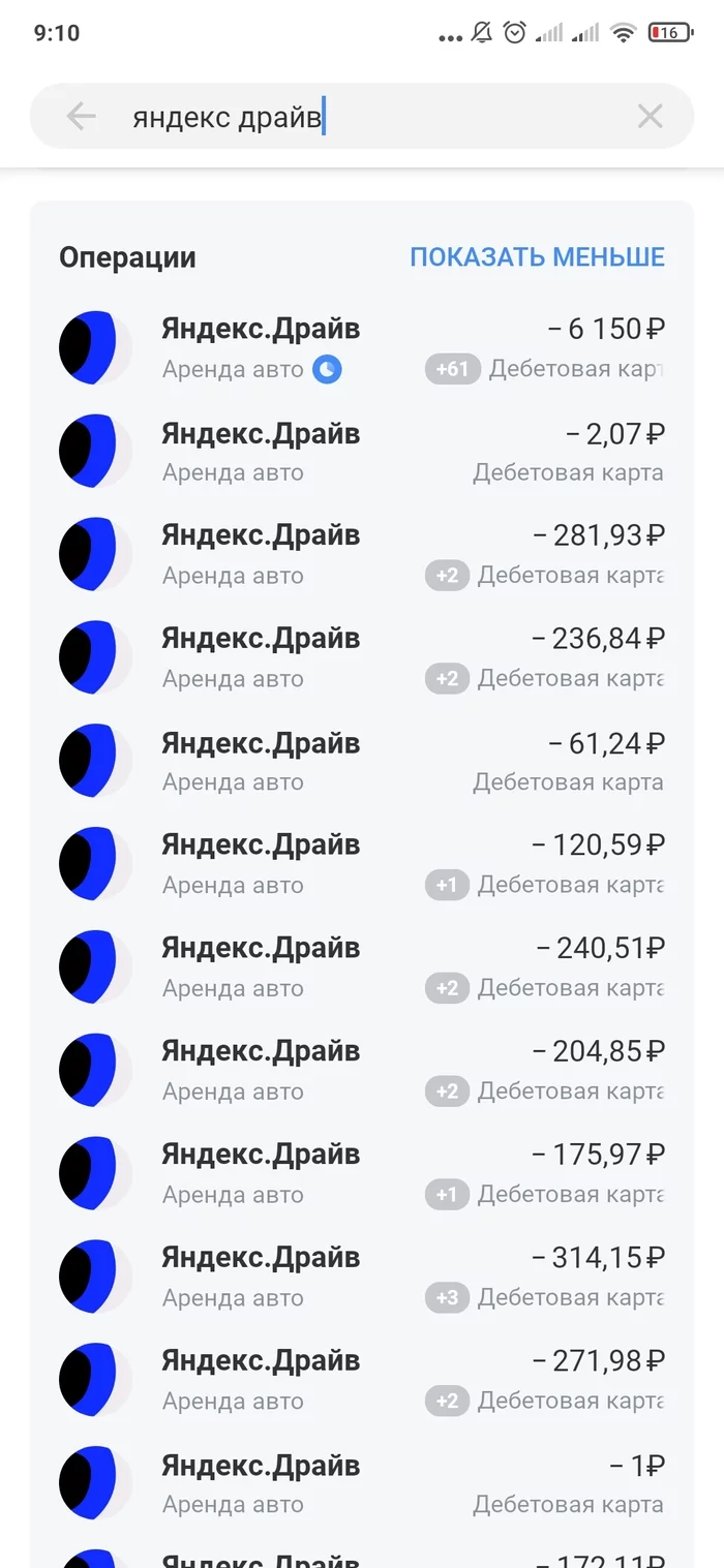 Write-offs Yandex Drive - Yandex Drive, Fraud, Longpost, Negative