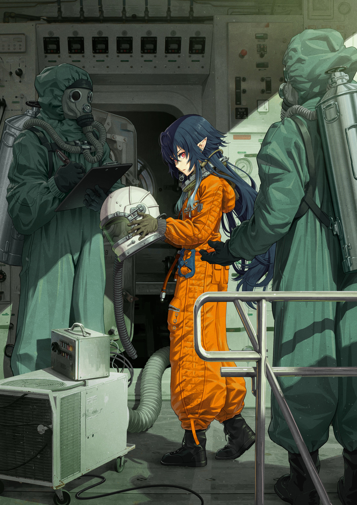   (,   ) , Anime Art, , , , Tsuki to Laika to Nosferatu, Irina Luminesk