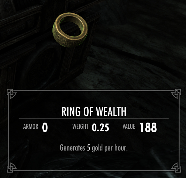 My salary ring - The Elder Scrolls V: Skyrim, Games, Ring, Computer games