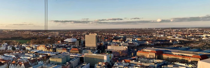 Leipzig from above - My, Leipzig, Germany, Europe, Longpost, The photo