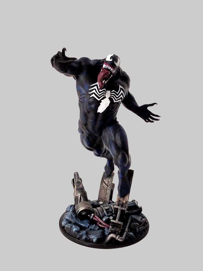 Hobby print figurines: venom - Marvel, Comics, Longpost, My, Venom, 3D