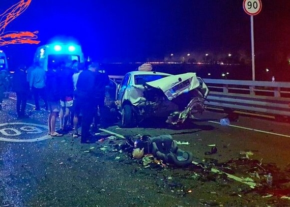 VIP taxi Sobchak staged a fatal accident - Road accident, Negative, Ksenia sobchak, Sochi