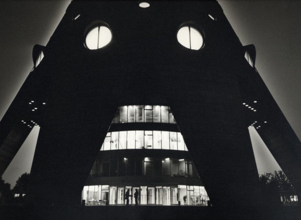 Moscow. Ostankino. TV tower - Black and white photo, Ostankino tower, Pareidolia, Darth vader