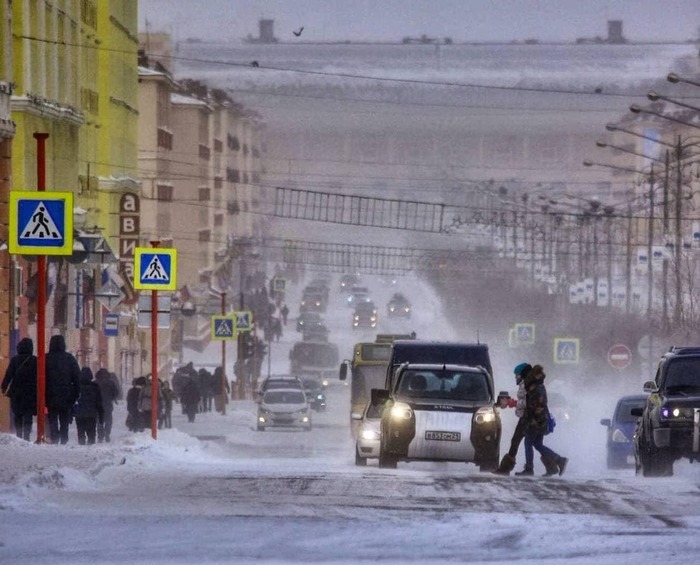 Норильск. Зима пришла... | Пикабу