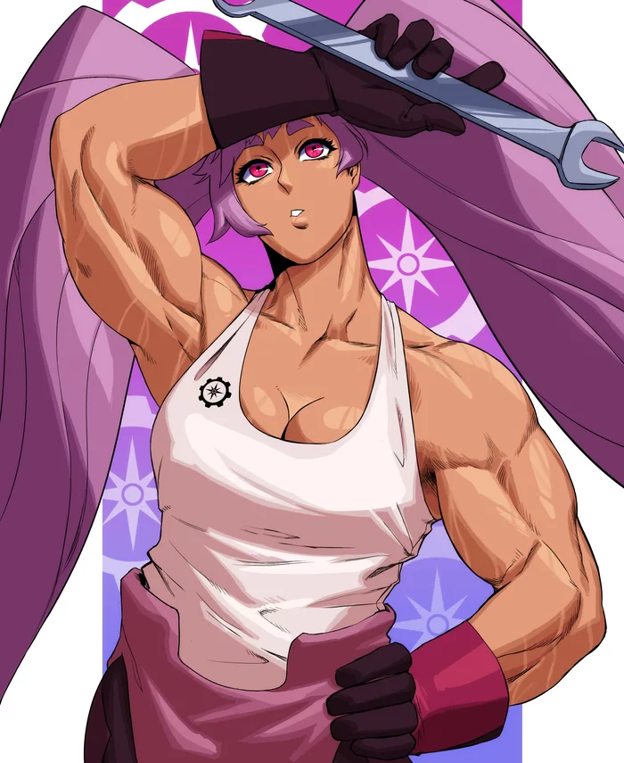 Entrapta - Muscleart, Крепкая девушка, She-Ra: Princess of Power, Masters of the Universe, Арт, Сну-Сну, Sotcho, Entrapta