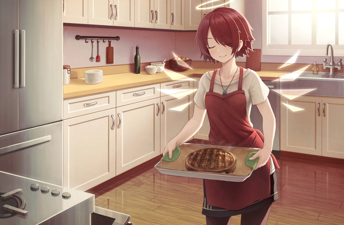  Arknights, Exusiai, Anime Art, 