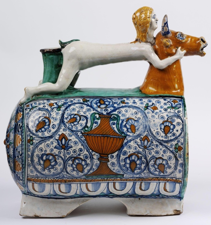 Акваманил (антропоморфный или зооморфный сосуд для омовения рук), XV век. Мастер не известен