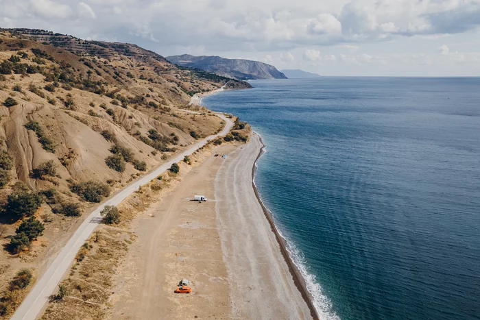 Дикий пляж в Крыму - Моё, Море, Крым, Пляж, Фотография