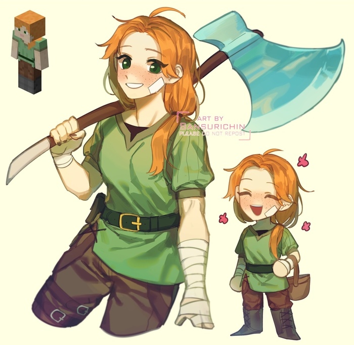    , Minecraft, Game Art