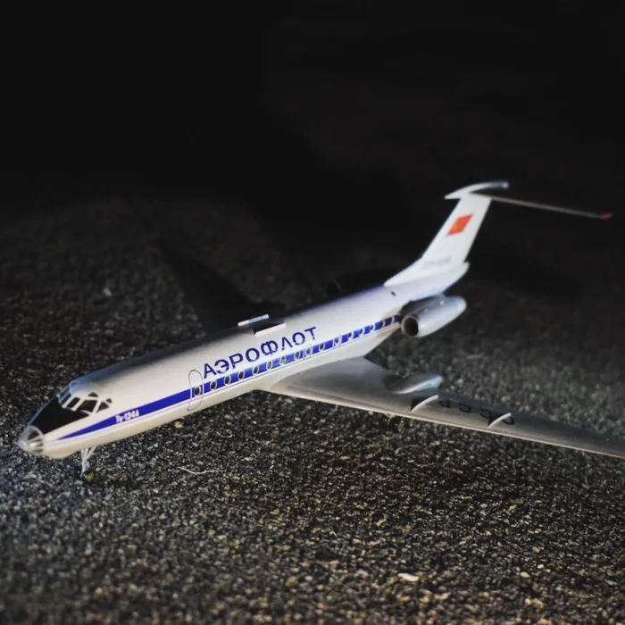 Tu-134: heavenly dude - My, Aviation, Airplane, Tupolev, Tu-134, Scale model, Longpost
