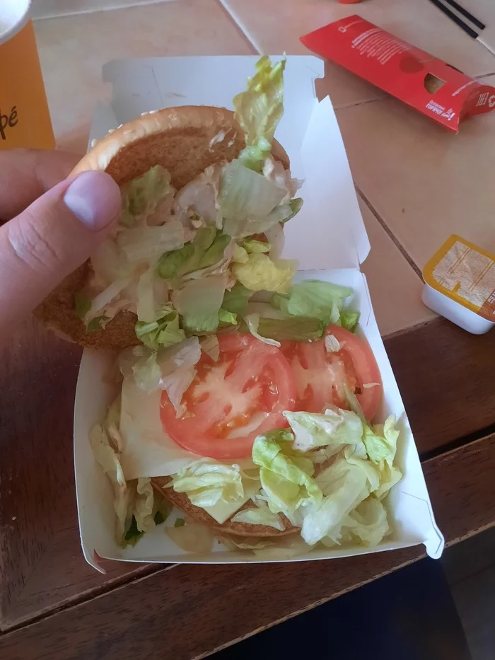 McDonald's and the disappointment of my day - My, McDonald's, Disappointment, Pain