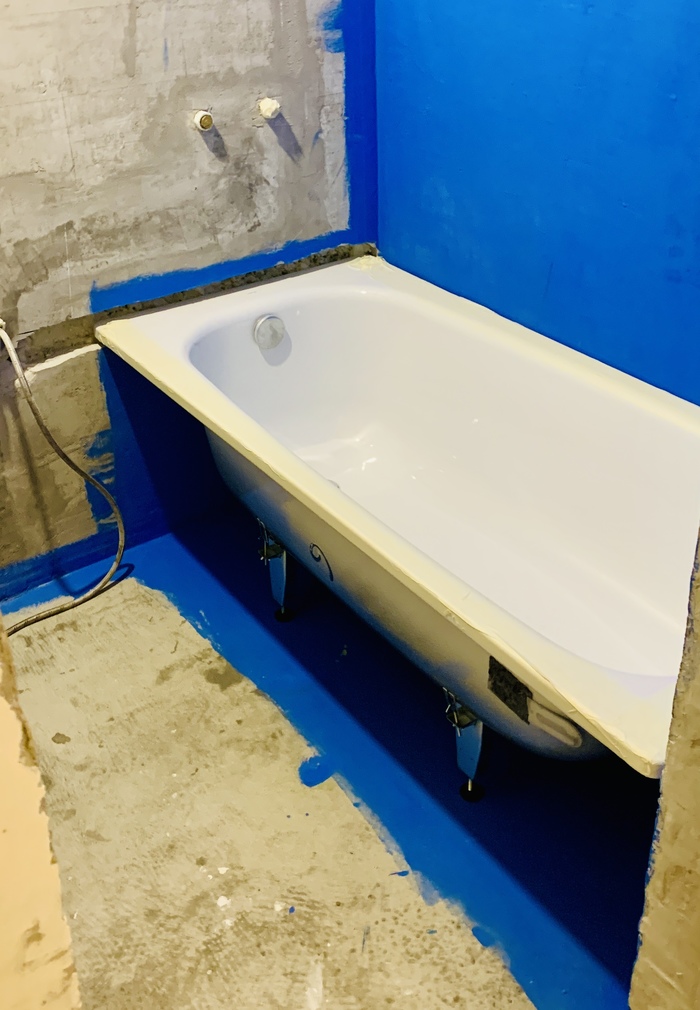 Ремонт, вопрос про установку ванны