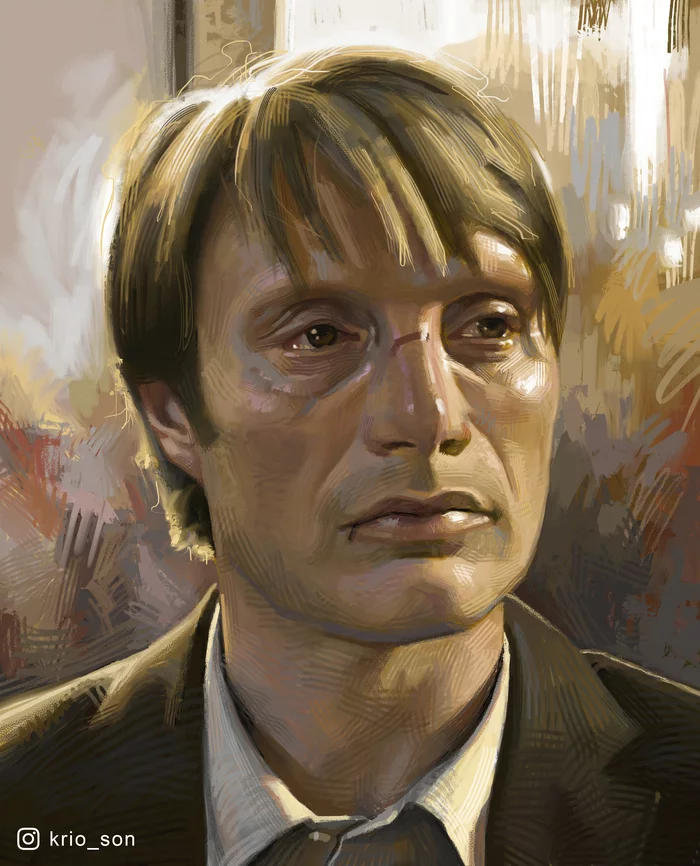 Mads Mikkelsen - My, Mads Mikkelsen, Digital drawing