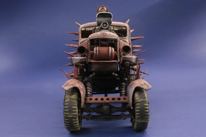 Mad Max, Buzzards are not welcome - Post apocalypse, Stand modeling, Creation, Modeling, Auto, Crazy Max, Longpost