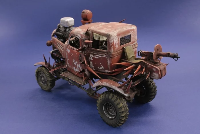 Mad Max, Buzzards are not welcome - Post apocalypse, Stand modeling, Creation, Modeling, Auto, Crazy Max, Longpost