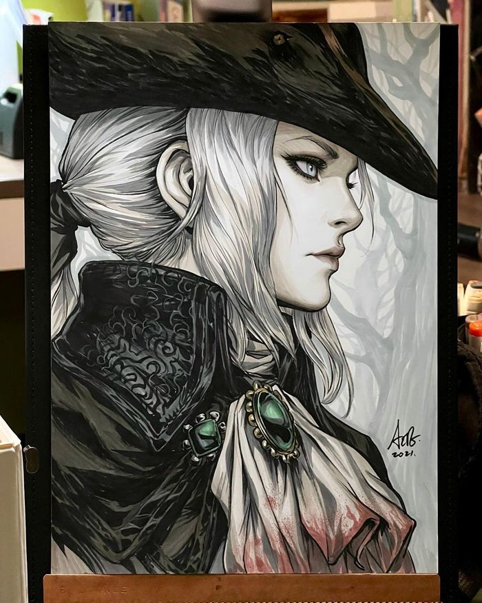       , Bloodborne, Lady Maria, , Artgerm, 