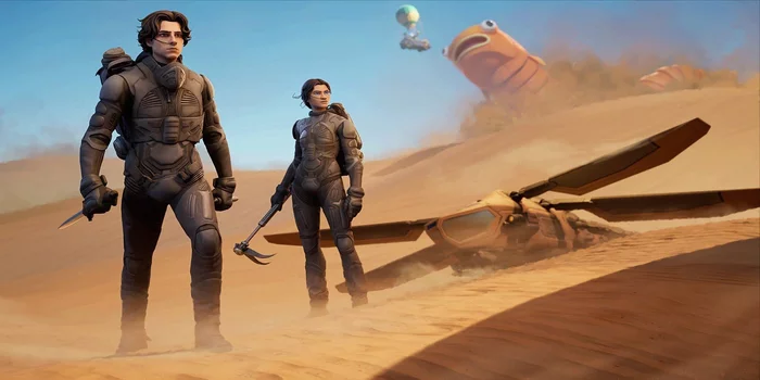 Denis Villeneuve's 'Dune' cosmetics are coming to Fortnite - Dune, Dune 2021, Fortnite, Worm, Kit, Longpost