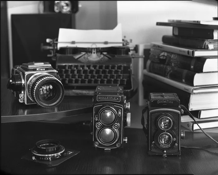 Black and white - The photo, Film, Black and white photo, Landscape, Medium format, Large format, Longpost