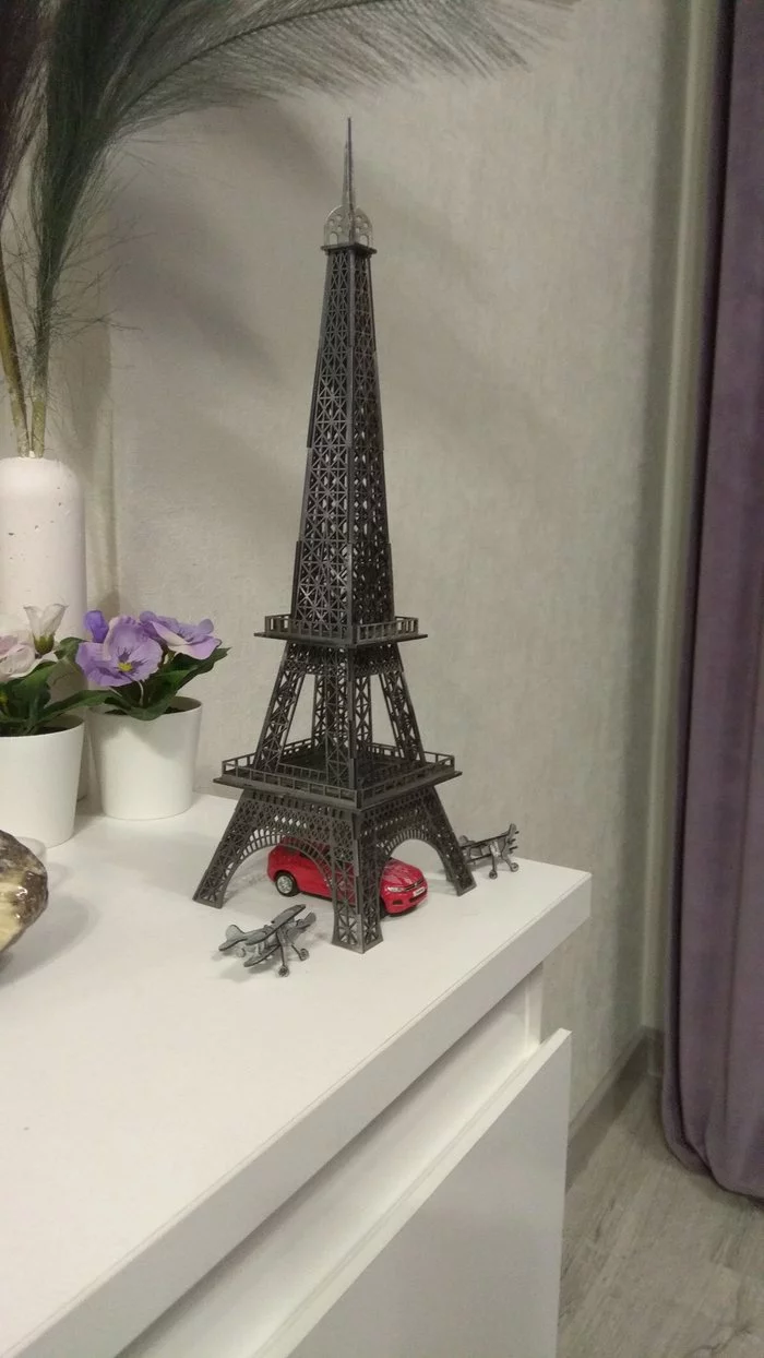 Paris at home - My, With your own hands, Constructor, Metal products, Longpost, Needlework with process, Needlework