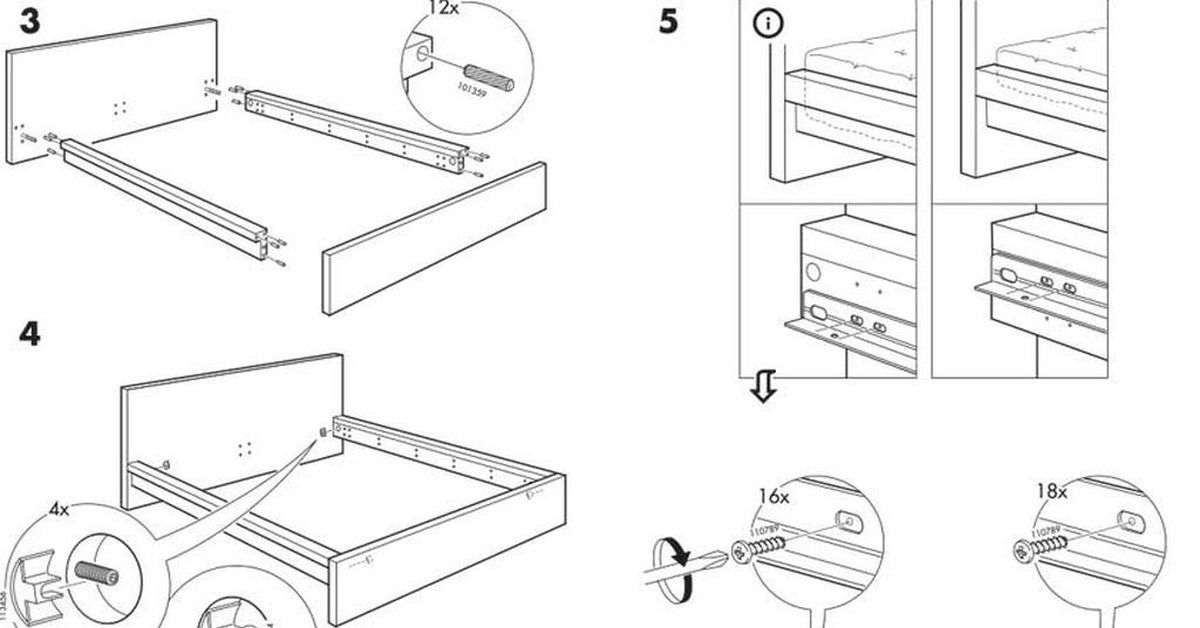 Ikea детская кровать инструкция по сборке