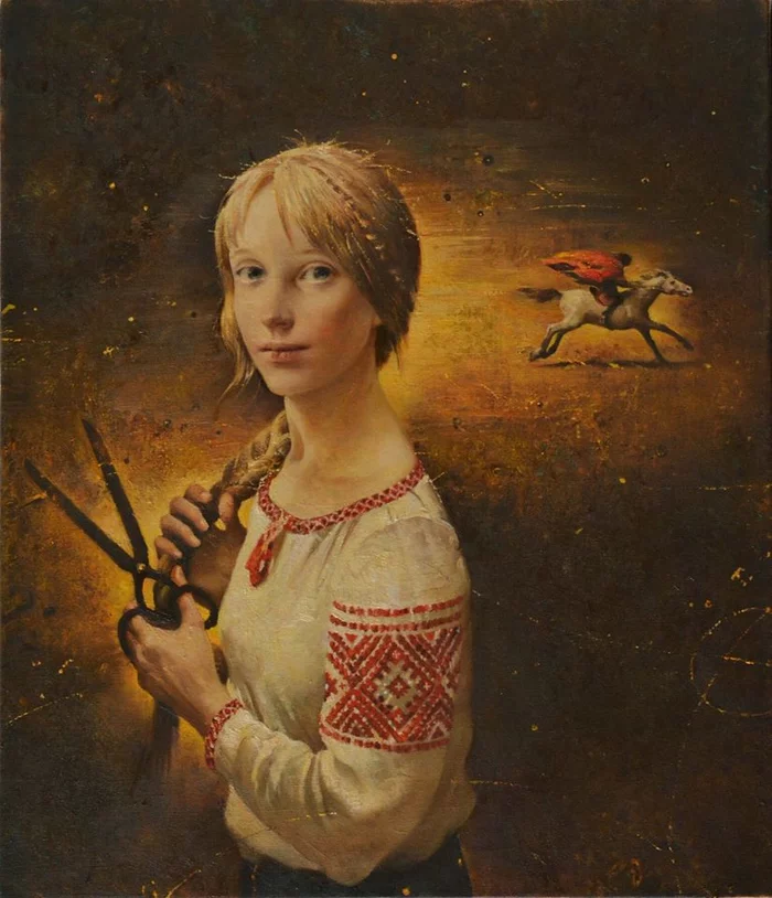 The female image in the work of Belarusian artists. - Republic of Belarus, Artist, Portrait, Girls, Women, Longpost