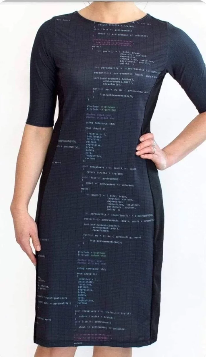 Dress code - Дресс-Код, Программирование, Платье, Игра слов