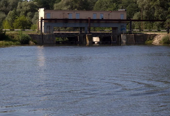 Sarov. Dam on the river Satis - Sarov, Closed city, River, Dam