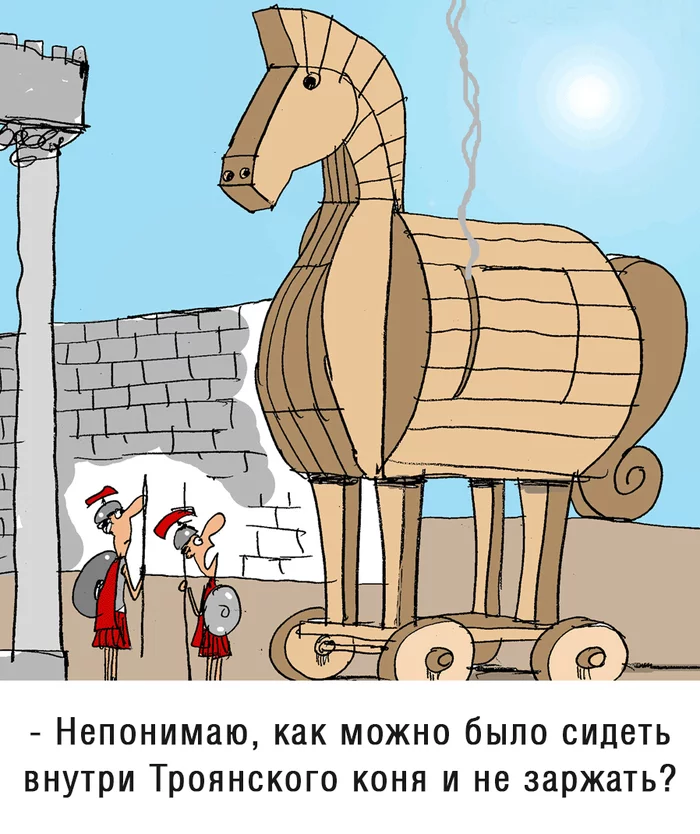 Question - Humor, Trojan horse, Repeat