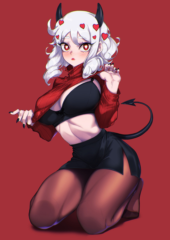 Modeus Helltaker, Modeus, , Anime Art, , Blueorca